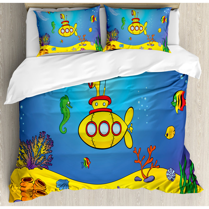 Ensemble de housse de couette sous-marin, Grand