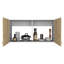 Armoire murale, deux tablettes, porte double-285861657