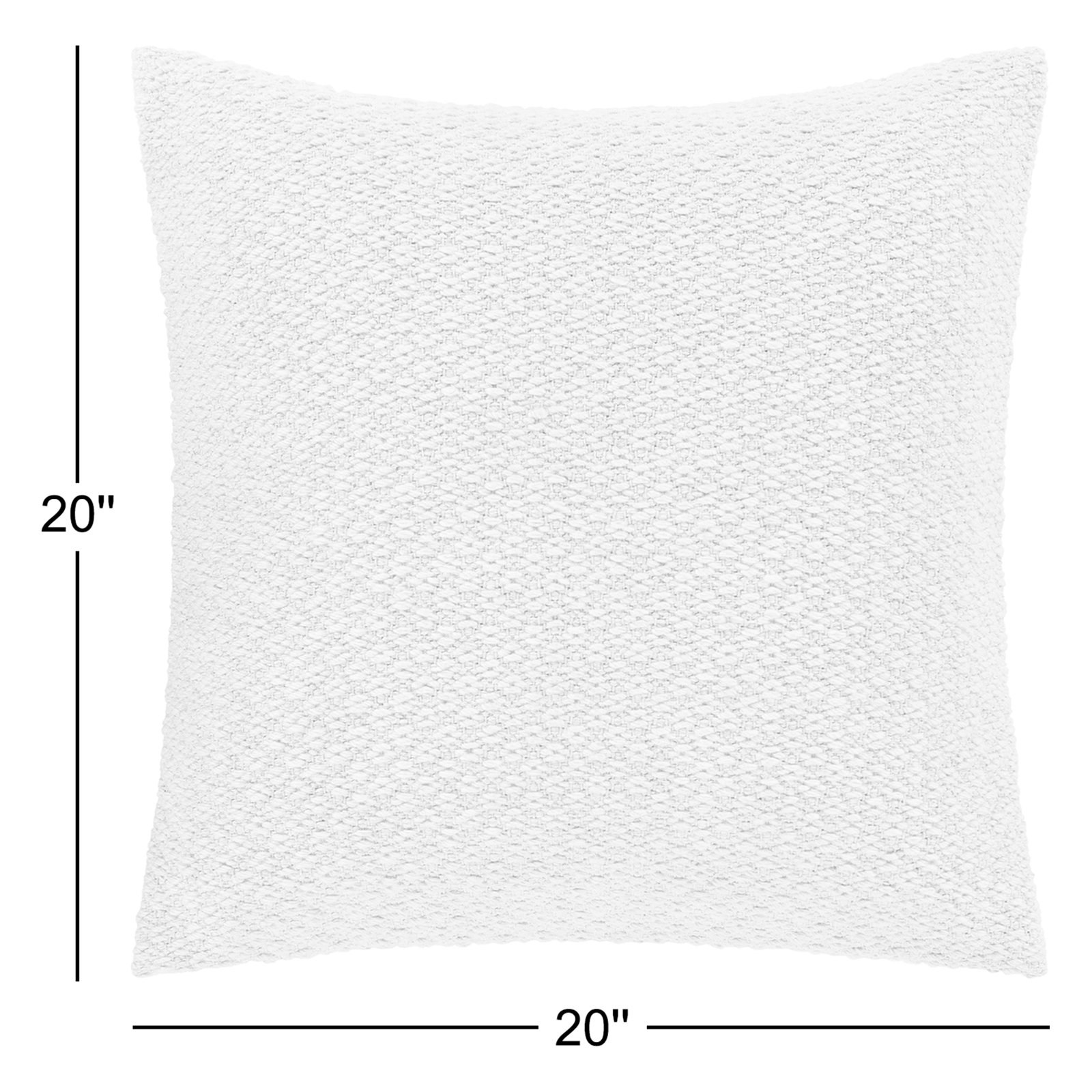 Hemlen Textured Wool Throw Pillow, Down
