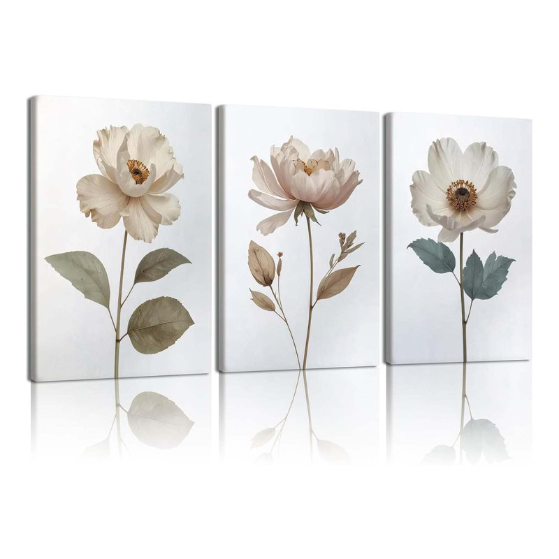 3 Piece Wrapped Canvas Wall Art