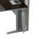 BBF Office In An Hour 2 Person Straight Cubicle Desks with Storage, Drawers, and Organizers