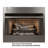 Danny Black Fireplace Insert-2115237950