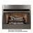 Danny Winston Porter Black Fireplace Insert-2115237950