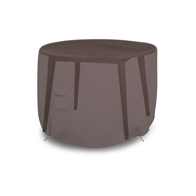 HeavyDuty Outdoor Waterproof Round Table Cover,Patio UV Resistant all weather Protection Table Cover, 24" H x 36" W x 1" D