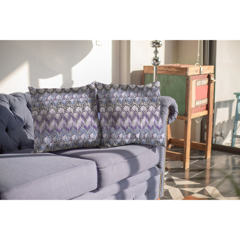 Coussin intérieur à glissière Hatches Broadcloth, Mauve pâle, H 16 po x l 16 po