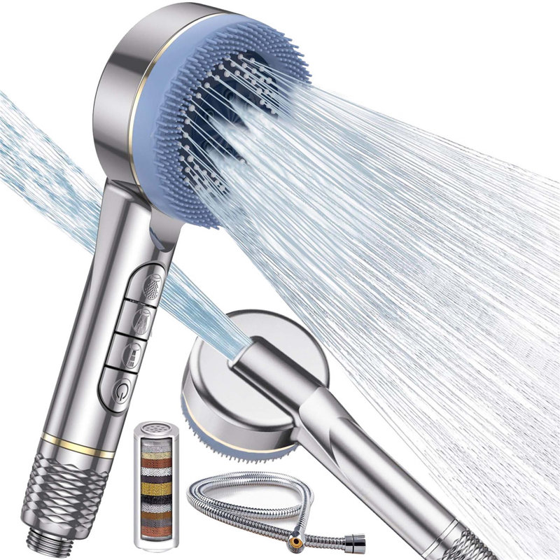Rain Handheld Shower Head, Silver
