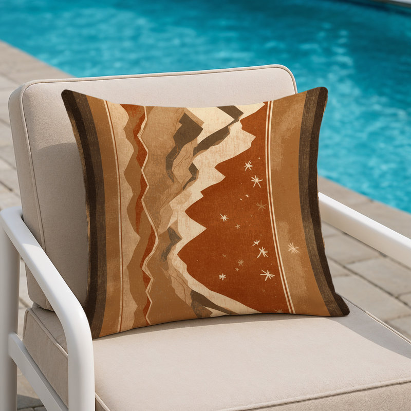 Desert Arcadia Indoor And Outdoor Throw Pillow, Square 18"