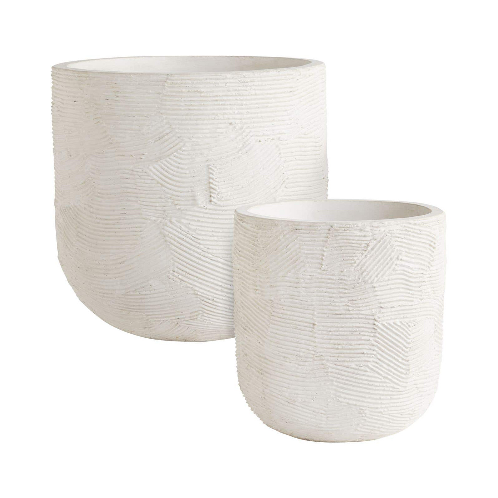 Atna Handmade Concrete Pot Planter, 16.5" H x 15.75" W x 15.75" D