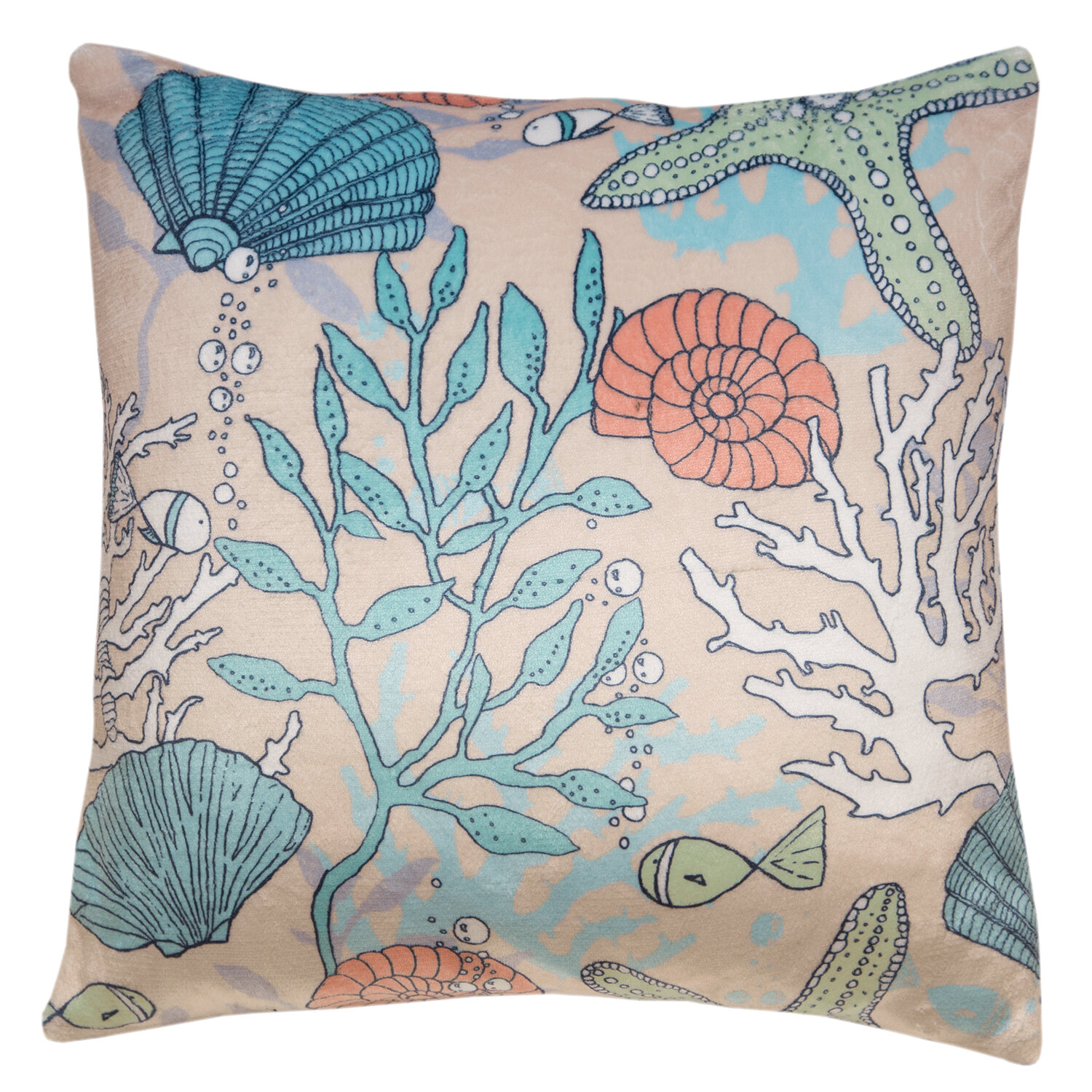 Carstens Inc. Reef Reef Throw Pillow & Reviews | Wayfair