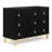 Legacy 6 Drawer Dresser with Leather Pulls and Interlocking Drawers-2030084506