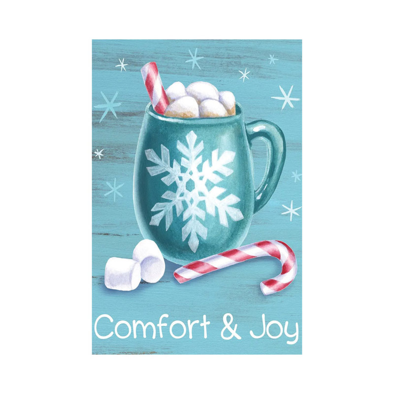 « Menthe poivrée », « comfort & Joy » par Kelsey Wilson, reproduction d’art, Pas de tapis, Toile tendue