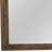 Onyx Walnut 48 In. W X 43 In. H Rustic Rectangle Framed Mirror