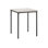 Table d'appoint, H 22 po, table d'appoint, bout, petite table de chevet, carré, chambre à coucher, salon, stratifié de chêne délavé, métal noir, contemporain, moderne