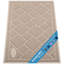 Tapis de litière pour chat, tapis de litière, tapis de litière pour l'intérieur et le sol, facile à nettoyer, lavable et imperméable pour chat, 35 po x 23 po, beige-119779314-119779318