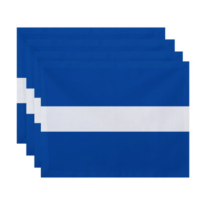 Fernwood Polyester Striped Rectangle Placemat