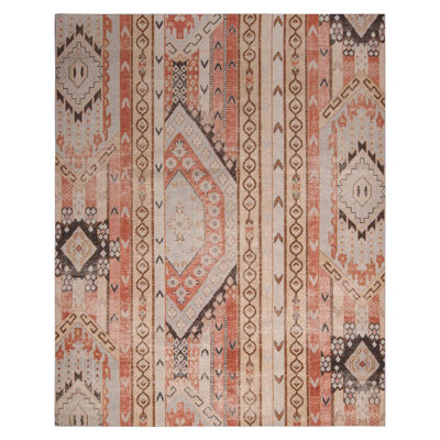 Distressed Homage Hand Knotted Wool Area Rug