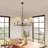Wave Squiggle 4-Arm Pendant Light In Black-101991378