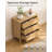 Farmhouse 3 Drawer Dresser,Wide Chest Of Drawers,Three Drawer Nightstand-1851611243-1868595279