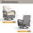 Wicker Swivel Rocking Patio Chair-2134481251