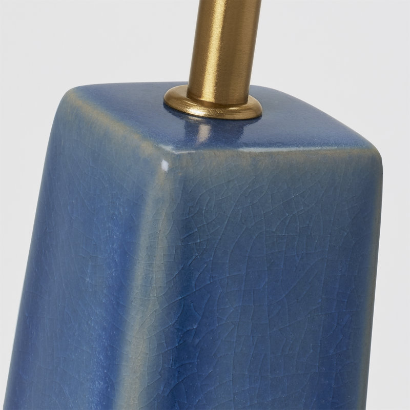 Diogo Table Lamp, Green, 28" H x 18" W x 18" D