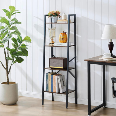 4-Tier Freestanding Narrow Ladder Rack