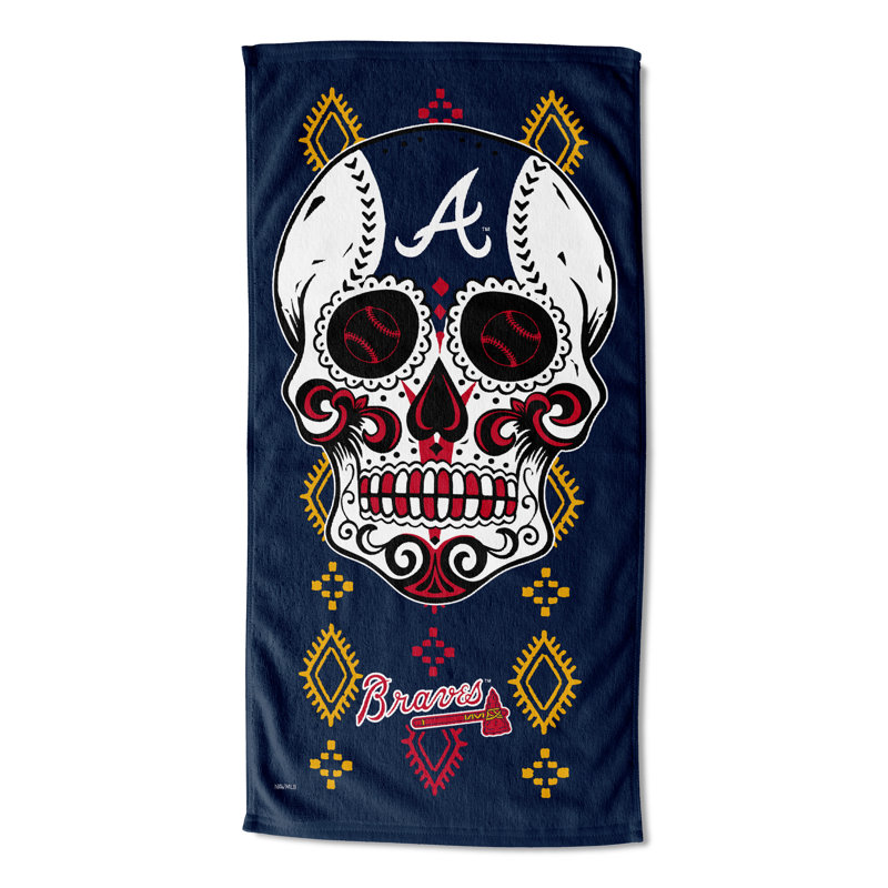Cotton Blend Beach Towel, Atlanta Braves