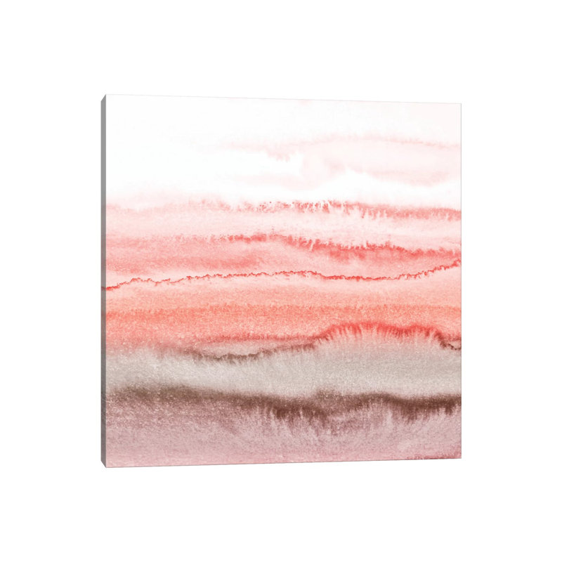 Within The Tide - Coral Dawn by Monika Strigel - Print on Canvas, Wrapped Canvas, 30.48 cm H x 30.48 cm W