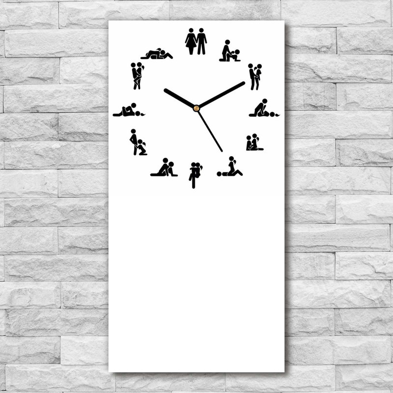 Jefferie Glass Wall Clock, Black