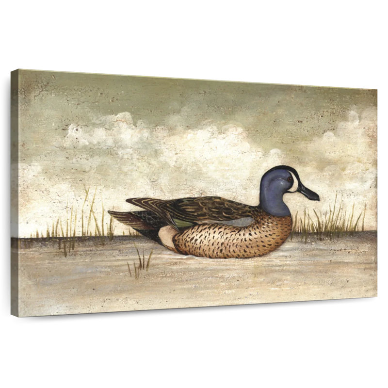 Brampt Blue Winged Teal Duck, 8" H x 12" W