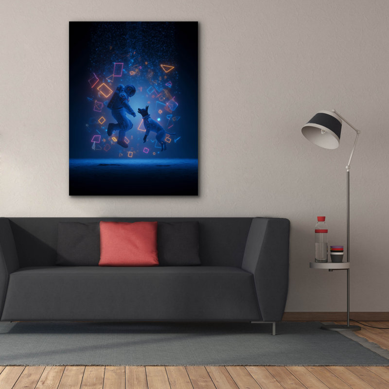 Toile épique «Best Friends To Infinity And Beyond 2» par Ann Klee, art épique graffiti, 40 po x 54 po, H 54 po x l 40 po