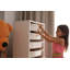 Organisateur de jouets en bois manufacturé blanc avec 8 bacs multicolores-41468749