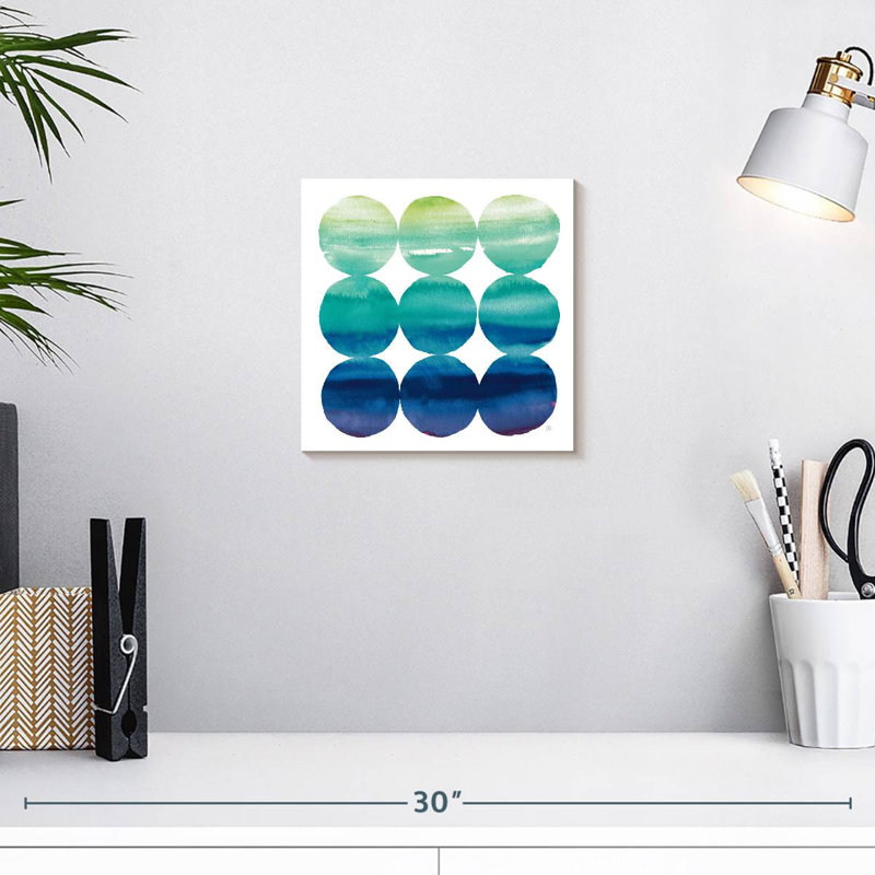 Avery Summer Dots II, 10" H x 10" W