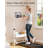 Mobile Standing Desk With Wheels, Adjustable Height (28.3″ To 46.3″), Rolling Laptop Cart With Storage Basket, Cup Holder, And Computer Slot – Compact Home Office Desk (31.5″ X 15.75″), White-176842485