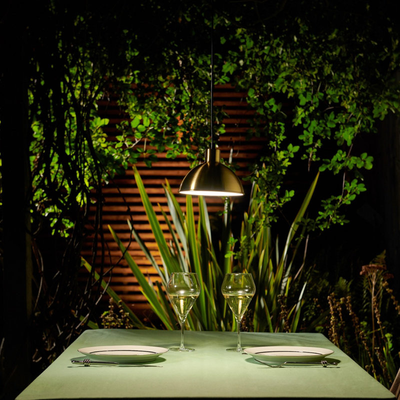 1 - Light Pendant, Brass