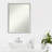 Ivayla Wood Flat Wall Mirror