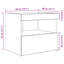 Bedside Cabinet With LED Lights 50X40x45 Cm-1894841502