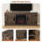 Kristanne 58" W TV Stand with Electric Fireplace and Cabinet/Enclosed storage -750745182