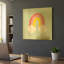 «Her Rainbow» par Ann Kelle, art mural en métal doré, 24 po x 24 po-133630228