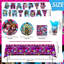 Ensemble de décorations de fête d'anniversaire pour enfants Monster High, 114 pièces
