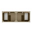 Meuble-lavabo double 60 po avec comptoir Chicago-101285422-101285424-123104592