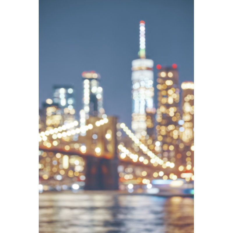 New York City Skyline - Wrapped Canvas Print, 30cm H x 20cm W