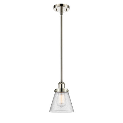 Mini-luminaire suspendu à cordon 1 lumière Ballston Urban Cone