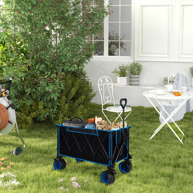 Transport Garden Carts, Black/Blue