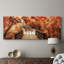 Pont d'automne - Toile tendue avec châssis - Prêt à accrocher-825348053