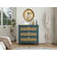 Armoire 3 tiroirs en rotin, mobilier américain, convient pour la chambre à coucher, le salon et le bureau