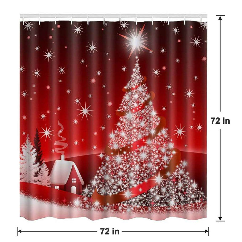 Jullian Shower Curtain with Hooks Included