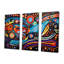 Indigènes composition grand mystère - ensemble d'art mural amérindien-146047729-146047728