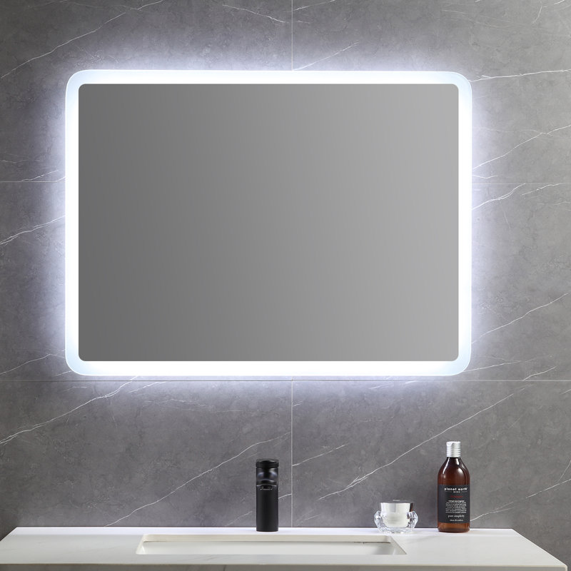 Welfhard Flat Wall Mirror, 24" x 32"