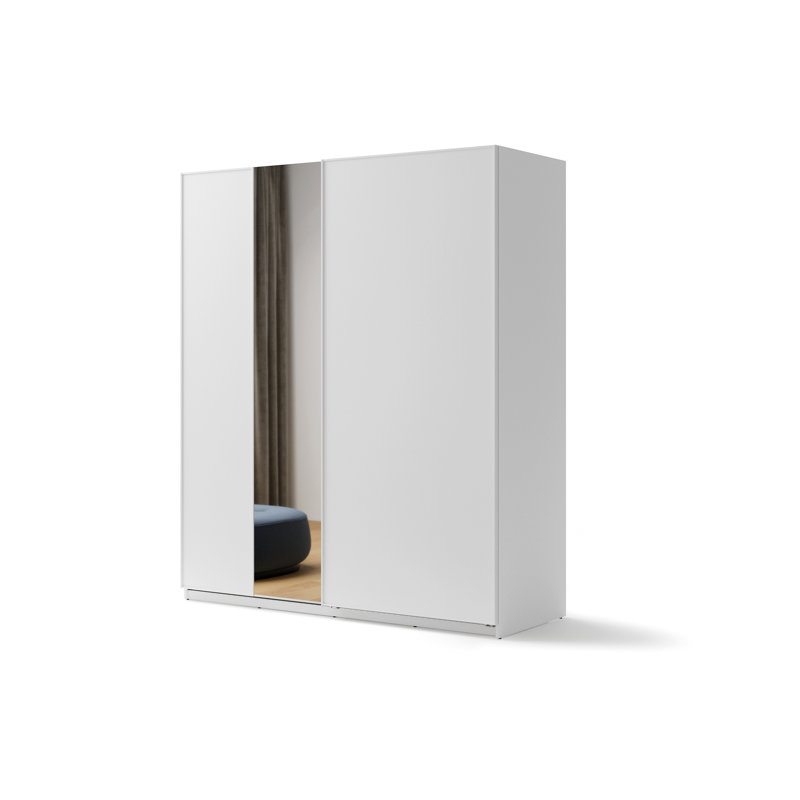 Swanhild Laminate Wardrobe, 235cm H x 200cm W x 71cm D