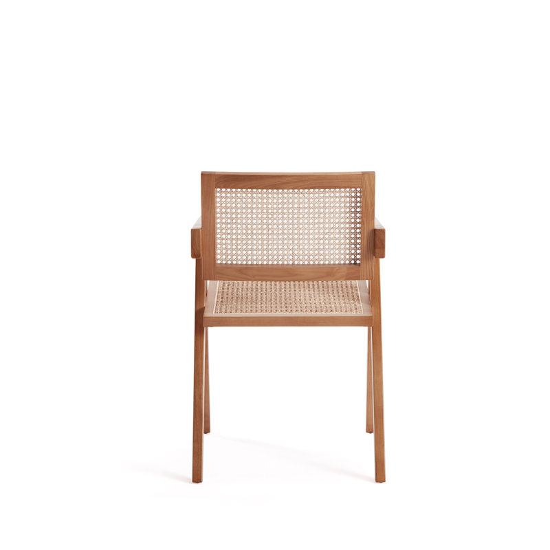 Hamlet Solid Wood Arm Chair, Beige, 1